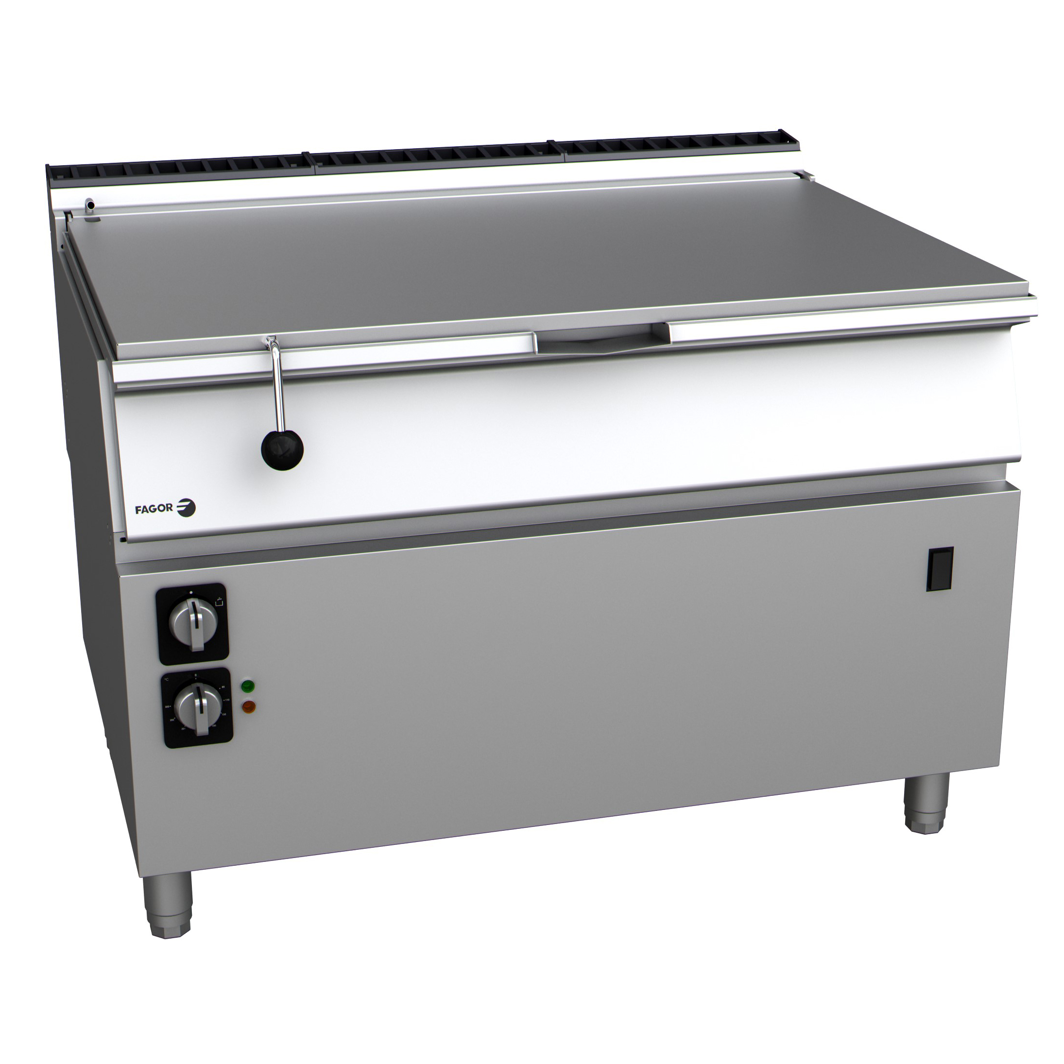 Tilting bratt pans